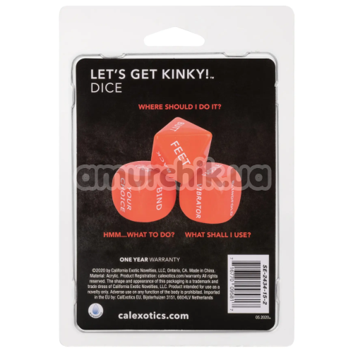 Секс-игра кубики Let's Get Kinky Dice