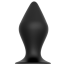 Анальна пробка Bootyful Silicone Plug With Suction Cup 6.7 см, чорна - Фото №1
