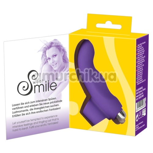 Вибронапалечник Sweet Smile Finger Vibrator, фиолетовый