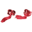 Прикраси для сосків Bijoux Indiscrets Burlesque Nipple Tassels, червоні - Фото №1