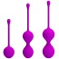 Набор вагинальных шариков Pretty Love Kegel Balls, фиолетовый - Фото №0