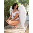 Крылья ангела Leg Avenue White Feather Wings, белые - Фото №6