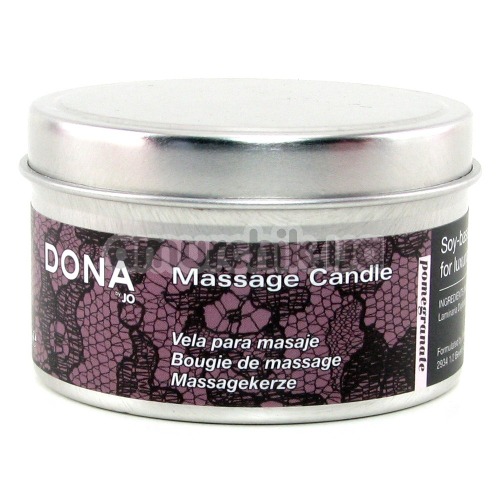 Свічка для масажу Dona Massage Candle Pomegranate - гранат, 120 мл