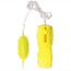 Виброяйцо Glo-Glo a Go-Go Flicker Tip Vibrating Bullet Electric Lemon, желтое - Фото №1