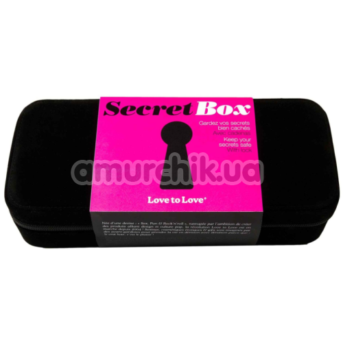 Футляр для хранения секс-игрушек Love To Love Secret Box V2, черный