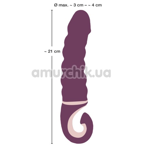 Вибратор для точки G с толчками Javida Shaking Vibrator, фиолетовый
