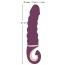 Вибратор для точки G с толчками Javida Shaking Vibrator, фиолетовый - Фото №5