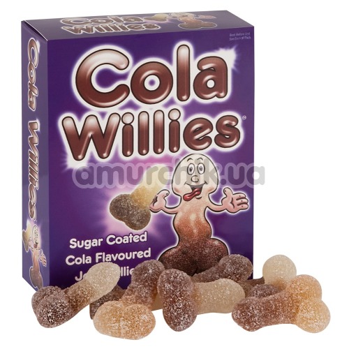 Конфеты в виде пениса Cola Willies - кока-кола, 120 г - Фото №1