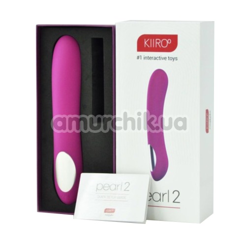 Вибратор для точки G Kiiroo Pearl 2, фиолетовый