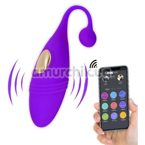 Виброяйцо Remote Control Vibrating Egg PL-APP886, фіолетове - Фото №1
