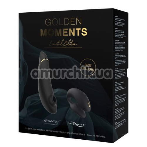 Набір Womanizer Golden Moments Collection: Womanizer Premium + We-Vibe Chorus