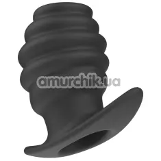 Анальная пробка Hidden Desire Extreme Anal Gear Invader Open Plug Xlarge, черная - Фото №1