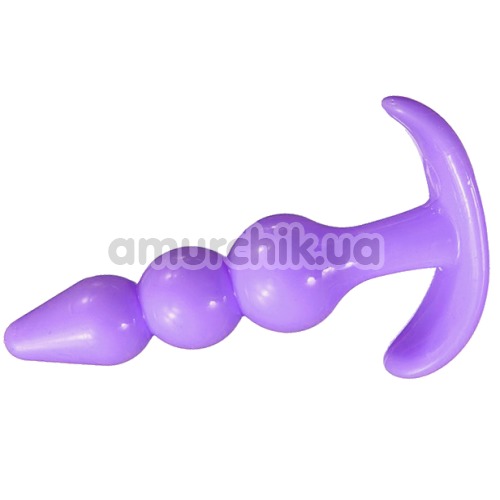 Анальная пробка Masturbation Anal Beads Massage Stick, фиолетовая
