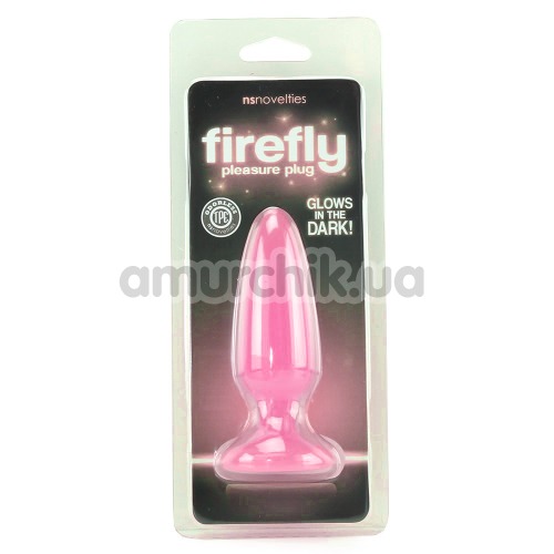 Анальная пробка Firefly Pleasure Plug Small, розовая