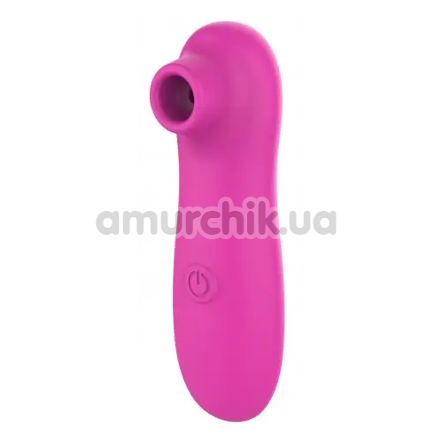 Симулятор орального секса для женщин Boss Series Air Stimulator, ярко-розовый - Фото №1