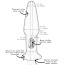 Анальний розширювач з вібрацією Malesation Inflatable Vibrating Butt Plug, чорний - Фото №5