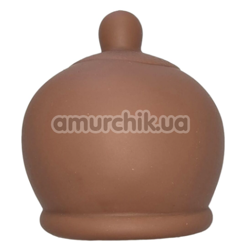 Игрушка-пищалка в виде груди Diverty Sex Boobs, коричневая