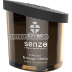 Свічка для масажу Senze Euphoria Massage Candle - ваніль/сандал, 50 мл - Фото №1