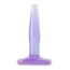 Анальная пробка Crystal Jellies Small, 10 см фиолетовая - Фото №2