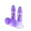 Вакуумные стимуляторы для сосков с вибрацией Vibrating Nipple Pump, фиолетовые - Фото №2