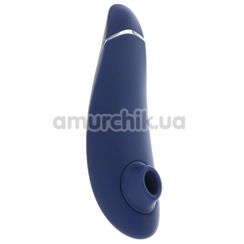 Симулятор орального сексу для жінок Womanizer Premium 2, синій - Фото №1