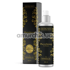 Масажна олія з феромонами PheroStrong Massage Oil для жінок, 100 мл - Фото №1