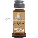 Массажный лосьон Fruity Love Massage с согревающим эффектом - ваниль-корица, 50 мл - Фото №1