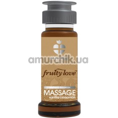 Масажний лосьйон Fruity Love Massage з зігрівальним ефектом - ваніль-кориця, 50 мл - Фото №1