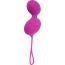 Вагінальні кульки OVO L3, рожеві - Фото №3