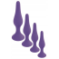 Анальная пробка Boss Series Silicone Purple Plug Extra Large, фиолетовая - Фото №4