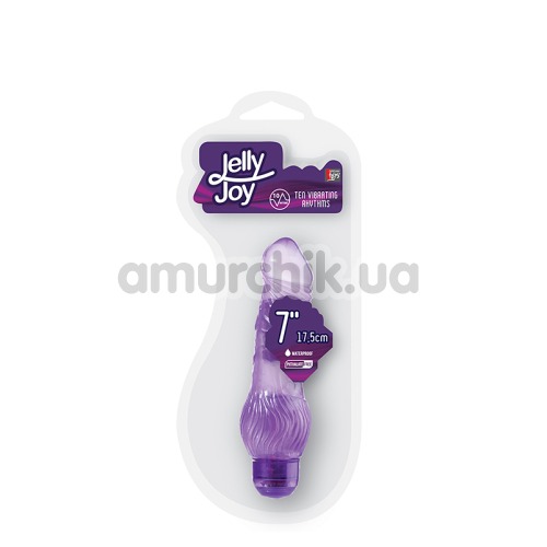 Вибратор Jelly Joy 20846, 17.5 см фиолетовый