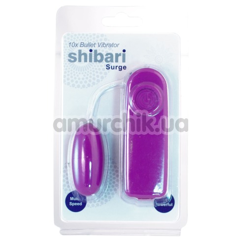 Виброяйцо Shibari Surge 10x, фиолетовое