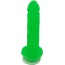 Мыло в виде пениса с присоской Чистий Кайф L, зеленое - Фото №1