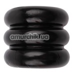 Ерекційне кільце GK Power Triad Cock Ring, чорне - Фото №1