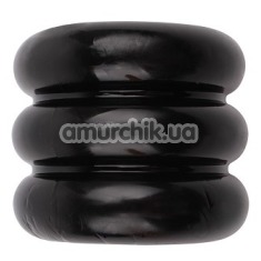 Эрекционное кольцо GK Power Triad Cock Ring, черное - Фото №1