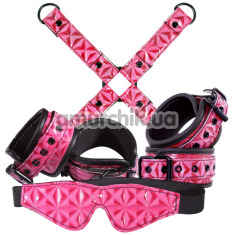Бондажний набір Sinful Bondage Kit, рожевий - Фото №1