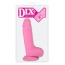 Фаллоимитатор Dix Dong W Suction Cup 8 21 см, розовый - Фото №1