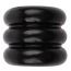 Эрекционное кольцо GK Power Triad Cock Ring, черное - Фото №1
