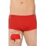 Трусы-боксеры мужские Shorts красные (модель 4500) - Фото №1
