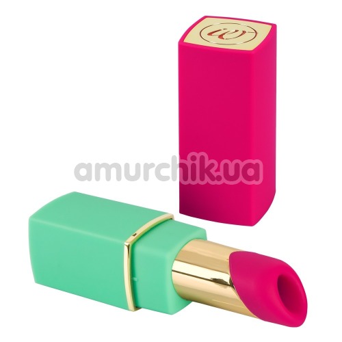 Симулятор орального сексу для жінок Womanizer 2Go, рожево-зелений