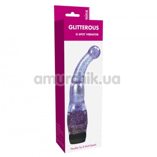 Вибратор для точки G Minx Glitterous G-Spot Vibrator, фиолетовый