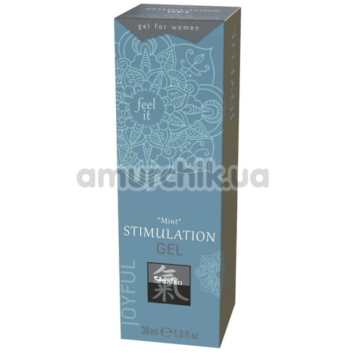 Гель для стимуляції клітора Shiatsu Stimulation Gel Mint, 30 мл