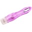 Вібратор Crystal Jelly Glitters Dual Probe, фіолетовий - Фото №1