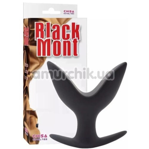 Анальна пробка Black Mont Gaping Anchor Medium, чорна