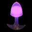 Анальная пробка Univibe Glow-In-Dark Berry S, розовая - Фото №13