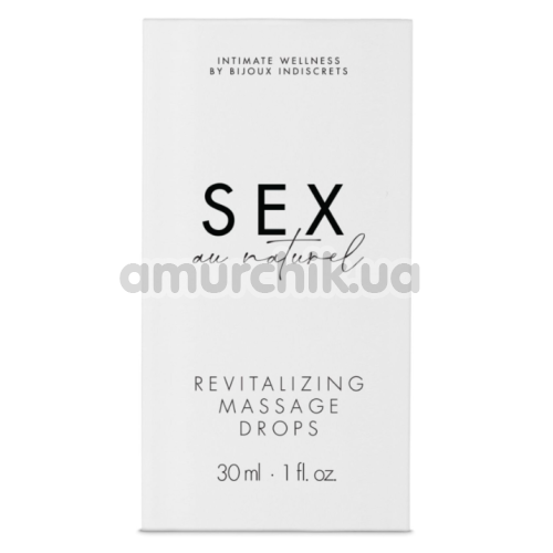 Сироватка для інтимного масажу Bijoux Indiscrets Sex Au Naturel Revitalizing Massage Drops, 30 мл