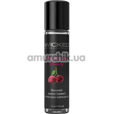 Оральный лубрикант Wicked Aqua Cherry - вишня, 30 мл - Фото №1