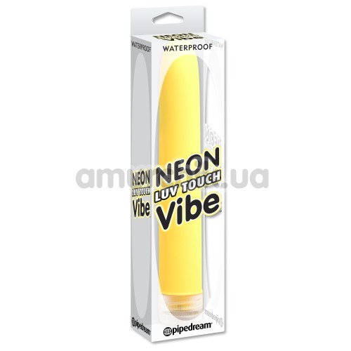 Вібратор Neon Luv Touch Vibe, жовтий