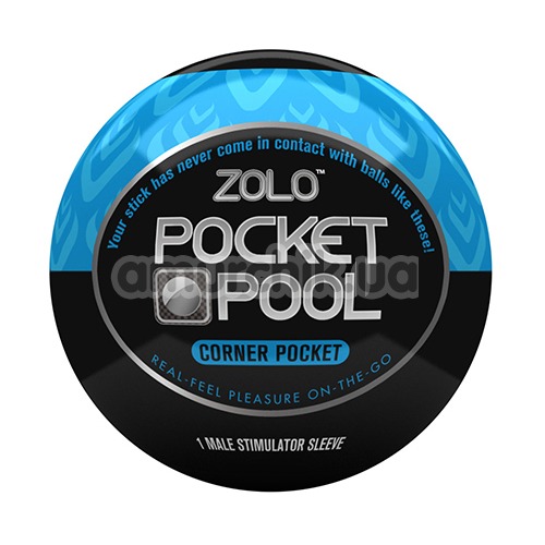 Мастурбатор Zolo Pocket Pool - Corner Pocket - Фото №1