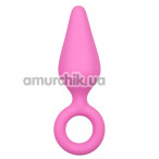 Анальная пробка Easy Toys Pointy Plug L, розовая - Фото №1